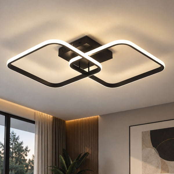 Plafonnier LED Design Géométrique