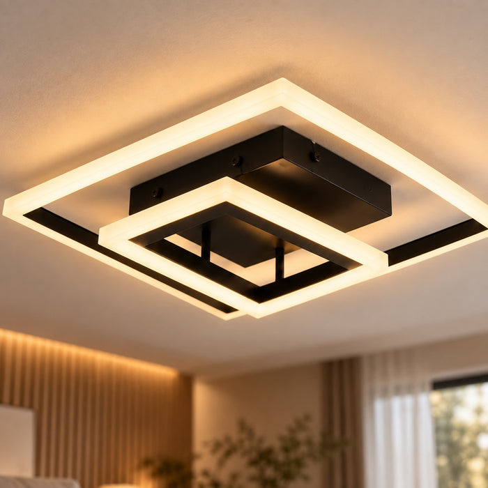 Plafonnier LED Design Carré