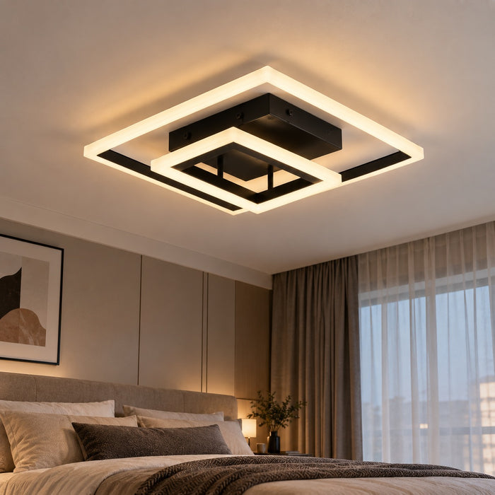 Plafonnier LED Design Carré