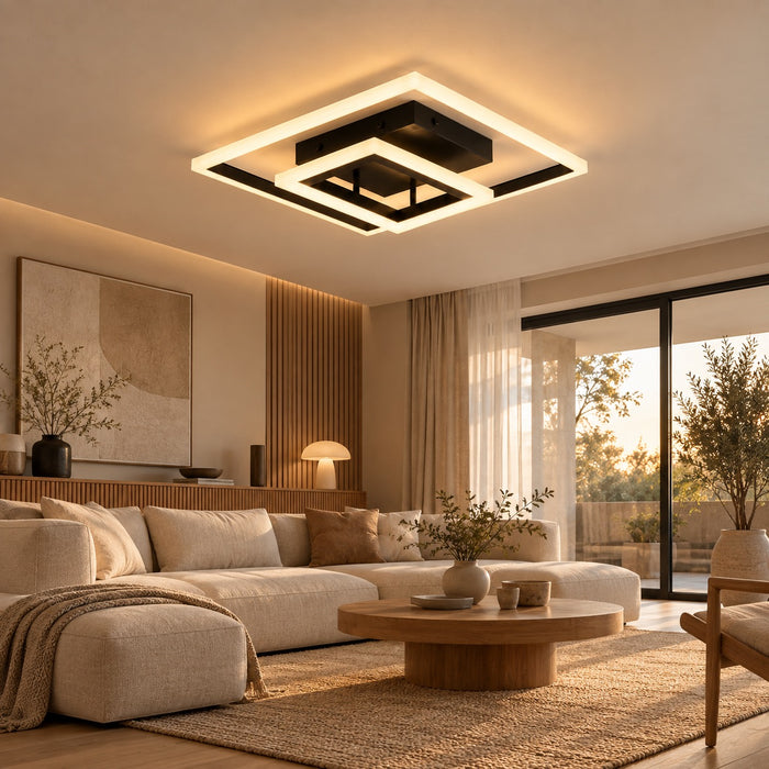 Plafonnier LED Design Carré