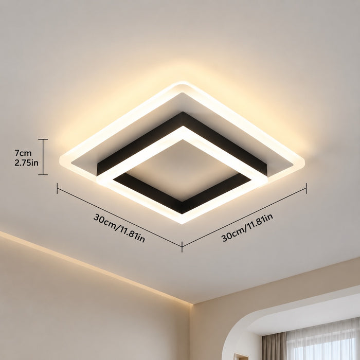 Plafonnier LED Design Carré
