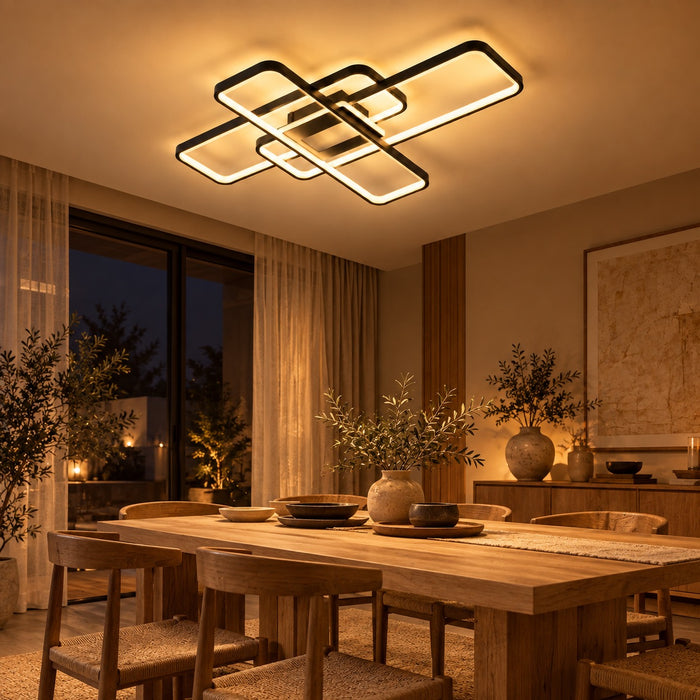 Plafonnier LED Design Entrelacé