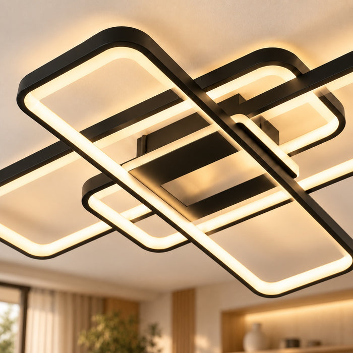 Plafonnier LED Design Entrelacé