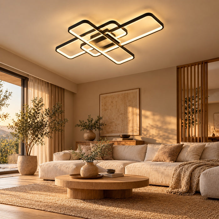 Plafonnier LED Design Entrelacé