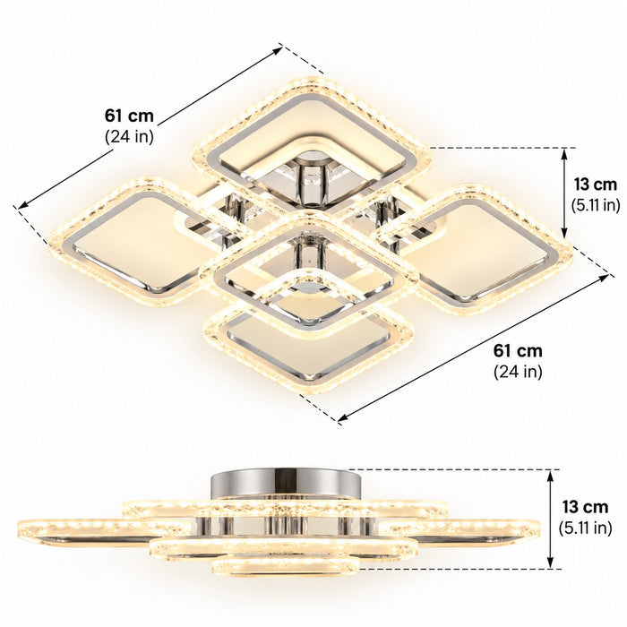 Plafonnier LED Design Contemporain
