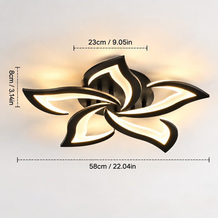 Plafonnier LED Design Floral