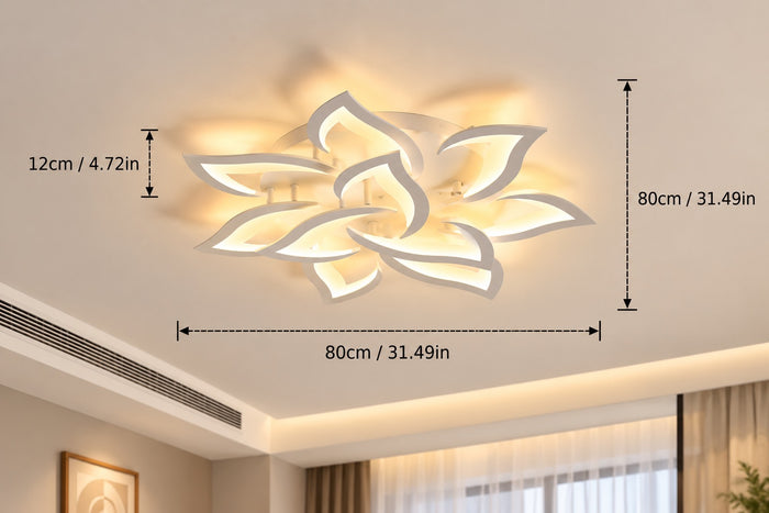 Plafonnier LED Design Lotus